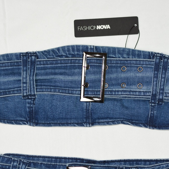 Denim Two Piece Set - Picture 4 of 10